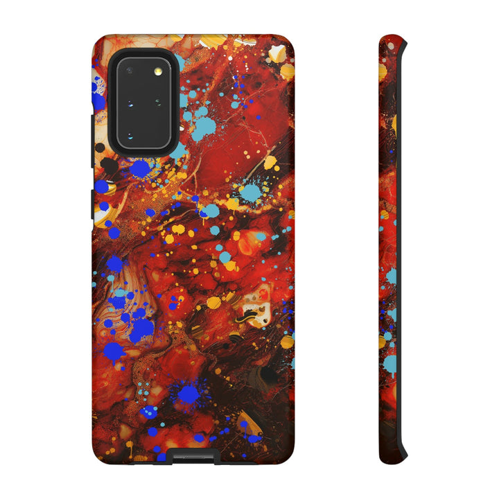 Cool Phone Case | Aesthetic Phone Case | Fall Colors Marble | For Samsung Galaxy S23, S22, S21, S20 | Luxury Double Layer | Cute - Studio40ParkLane