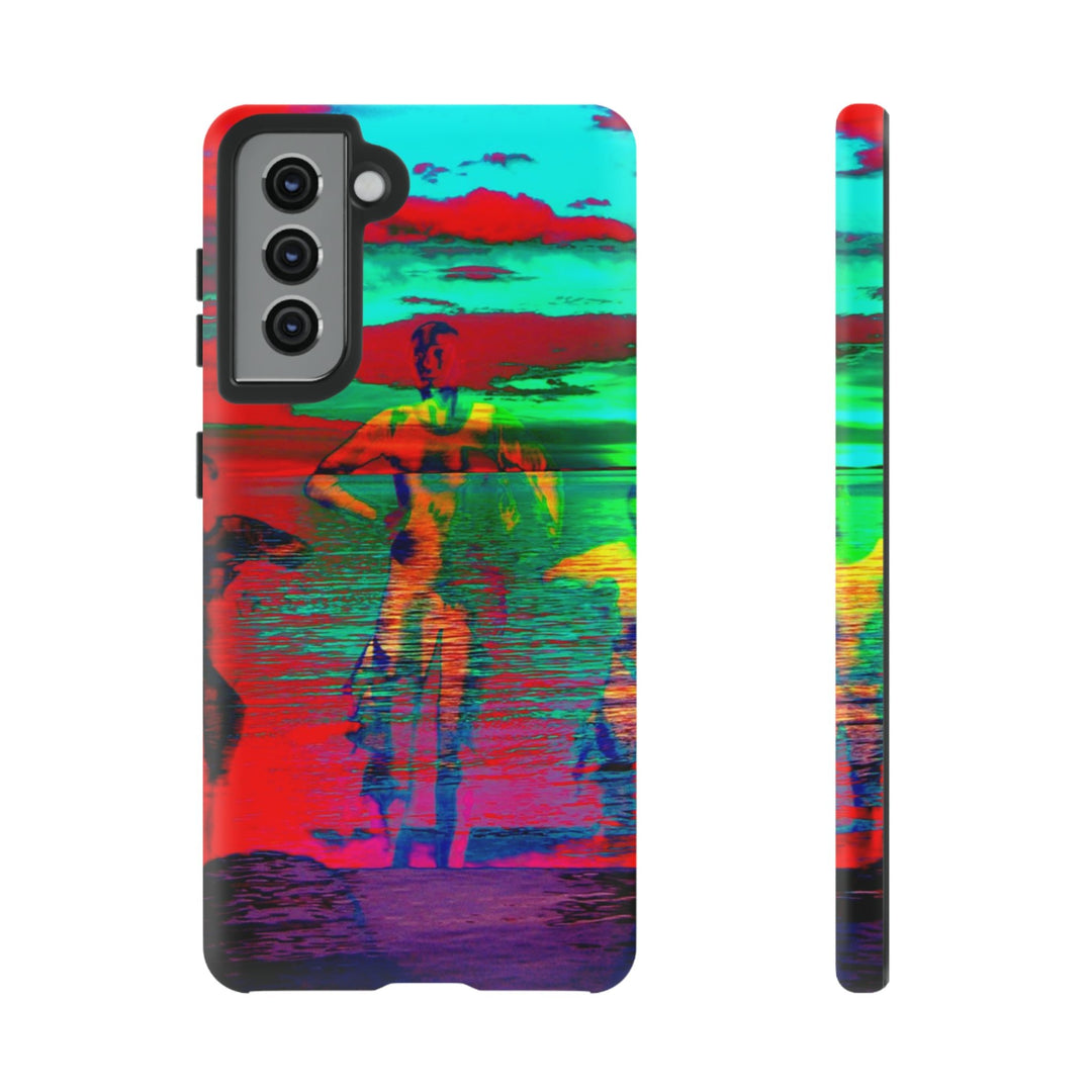 Cute Samsung Phone Case | Aesthetic Samsung Phone Case | Dance Sunset Colorful | Galaxy S23, S22, S21, S20 | Luxury Double Layer | Cool - Studio40ParkLane