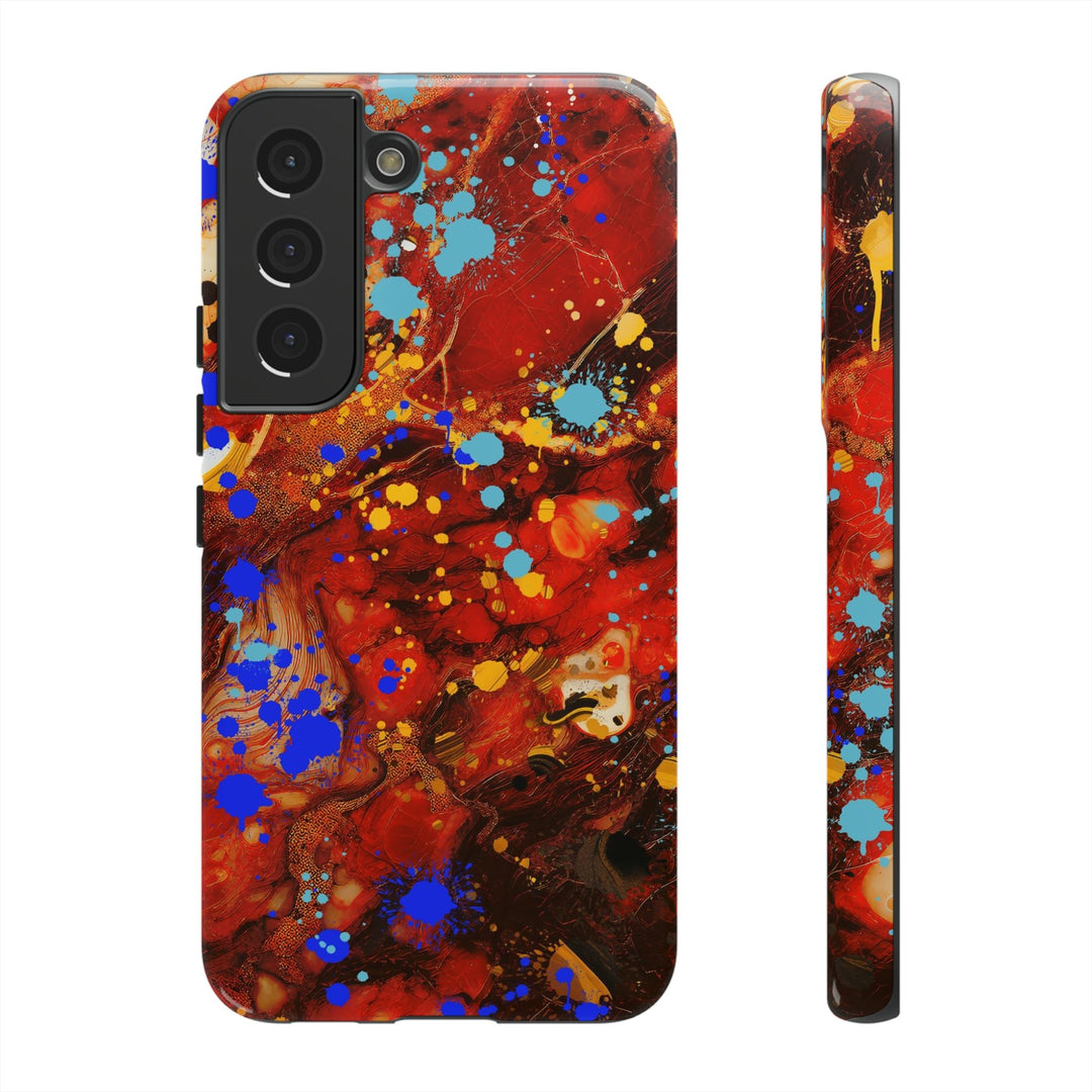Cool Phone Case | Aesthetic Phone Case | Fall Colors Marble | For Samsung Galaxy S23, S22, S21, S20 | Luxury Double Layer | Cute - Studio40ParkLane