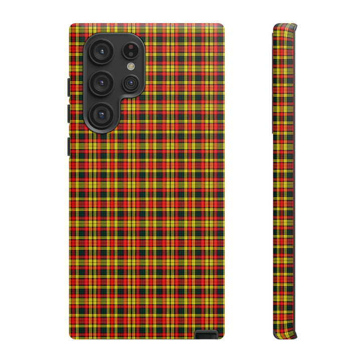 Samsung Galaxy Phone Case | Galaxy S23, S22, S21, S20 | Luxury Case Double Layered | Impact Resistant | Fashionable - Tartan Buchanan - Studio40ParkLane
