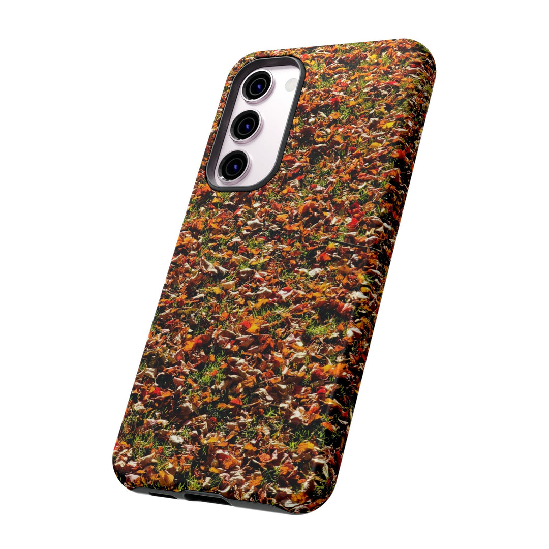 Cool Phone Case | Aesthetic Phone Case | Fall Leaves | For Samsung Galaxy S23, S22, S21, S20 | Luxury Double Layer | Cute - Studio40ParkLane