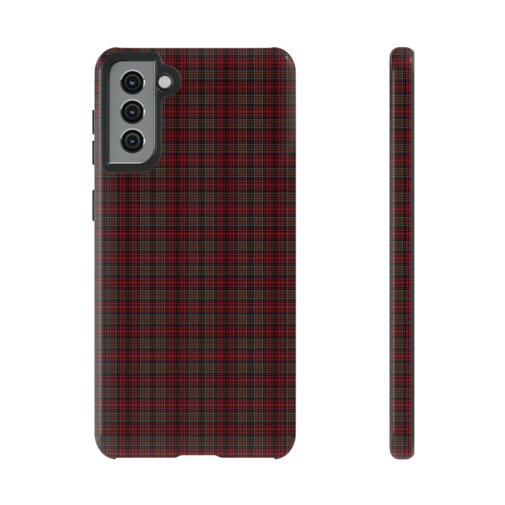 Samsung Galaxy Phone Case | Tough Case double layered | Impact resistant | Galaxy S23, S22, S21, S20 - Matte/Glossy Rose Tartan McDonald - Studio40ParkLane