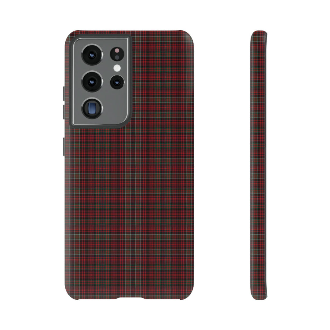 Samsung Galaxy Phone Case | Tough Case double layered | Impact resistant | Galaxy S23, S22, S21, S20 - Matte/Glossy Rose Tartan McDonald - Studio40ParkLane