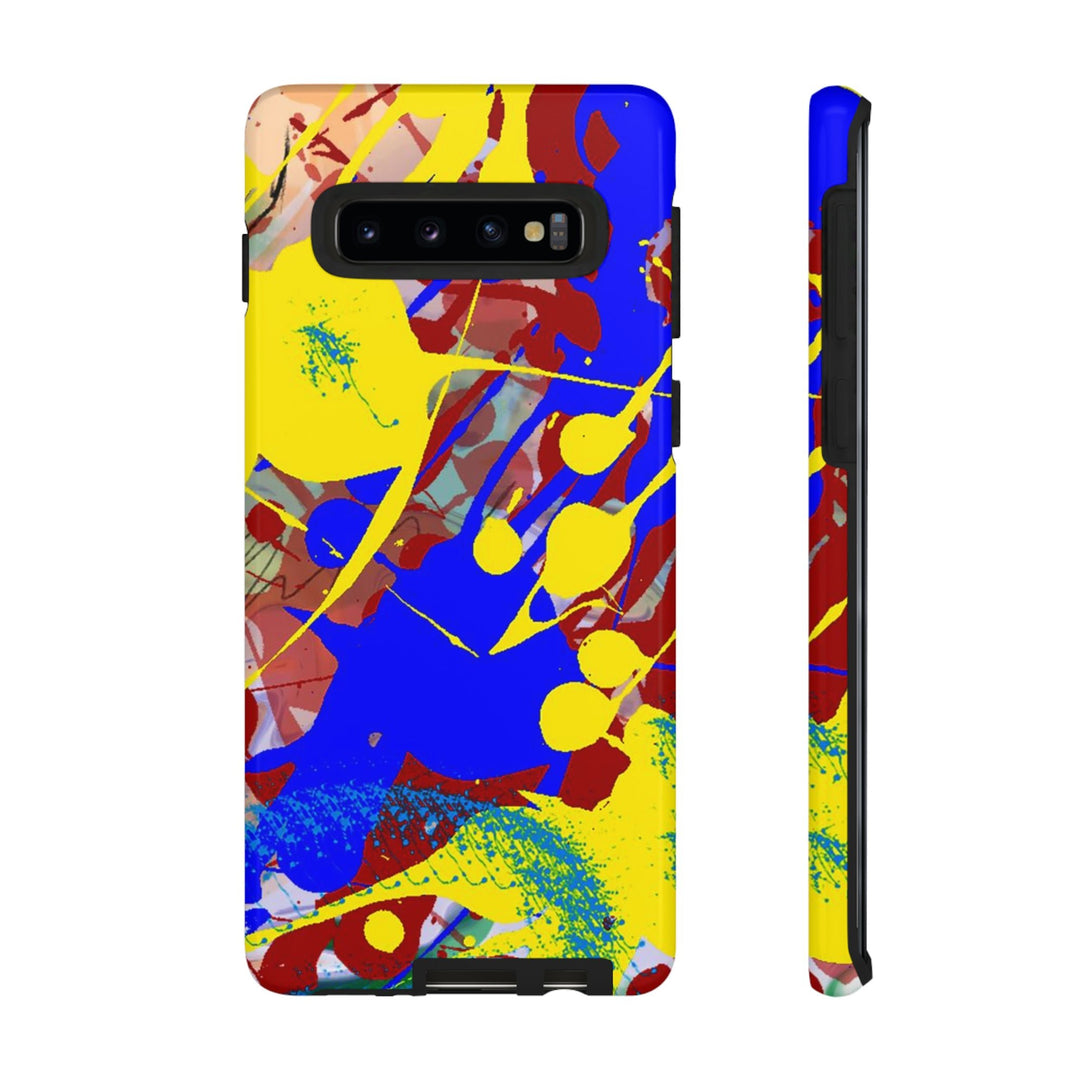 Samsung Galaxy Phone Case | Galaxy S23, S22, S21, S20 | Luxury Case Double Layered | Impact Resistant | Fashionable - Paint Spill 2 - Studio40ParkLane