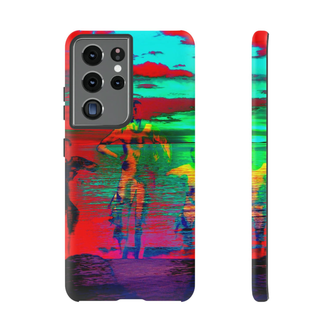 Cute Samsung Phone Case | Aesthetic Samsung Phone Case | Dance Sunset Colorful | Galaxy S23, S22, S21, S20 | Luxury Double Layer | Cool - Studio40ParkLane
