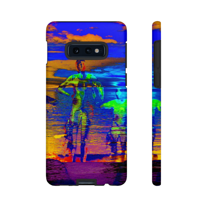 Cute Samsung Phone Case | Aesthetic Samsung Phone Case | Dance Sunset Colorful | Galaxy S23, S22, S21, S20 | Luxury Double Layer | Cool - Studio40ParkLane