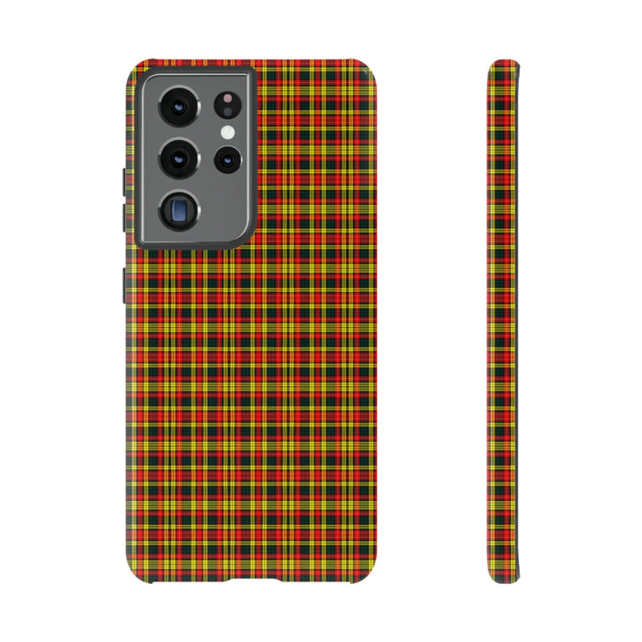 Samsung Galaxy Phone Case | Galaxy S23, S22, S21, S20 | Luxury Case Double Layered | Impact Resistant | Fashionable - Tartan Buchanan - Studio40ParkLane