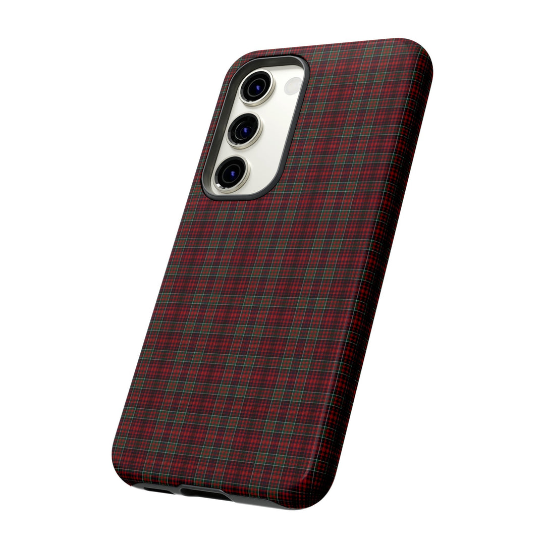 Samsung Galaxy Phone Case | Tough Case double layered | Impact resistant | Galaxy S23, S22, S21, S20 - Matte/Glossy Rose Tartan McDonald - Studio40ParkLane