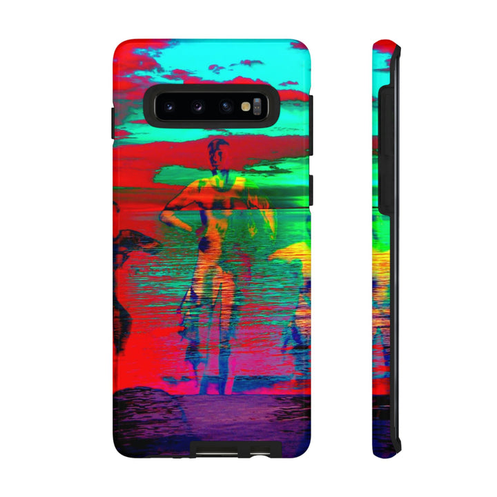 Cute Samsung Phone Case | Aesthetic Samsung Phone Case | Dance Sunset Colorful | Galaxy S23, S22, S21, S20 | Luxury Double Layer | Cool - Studio40ParkLane