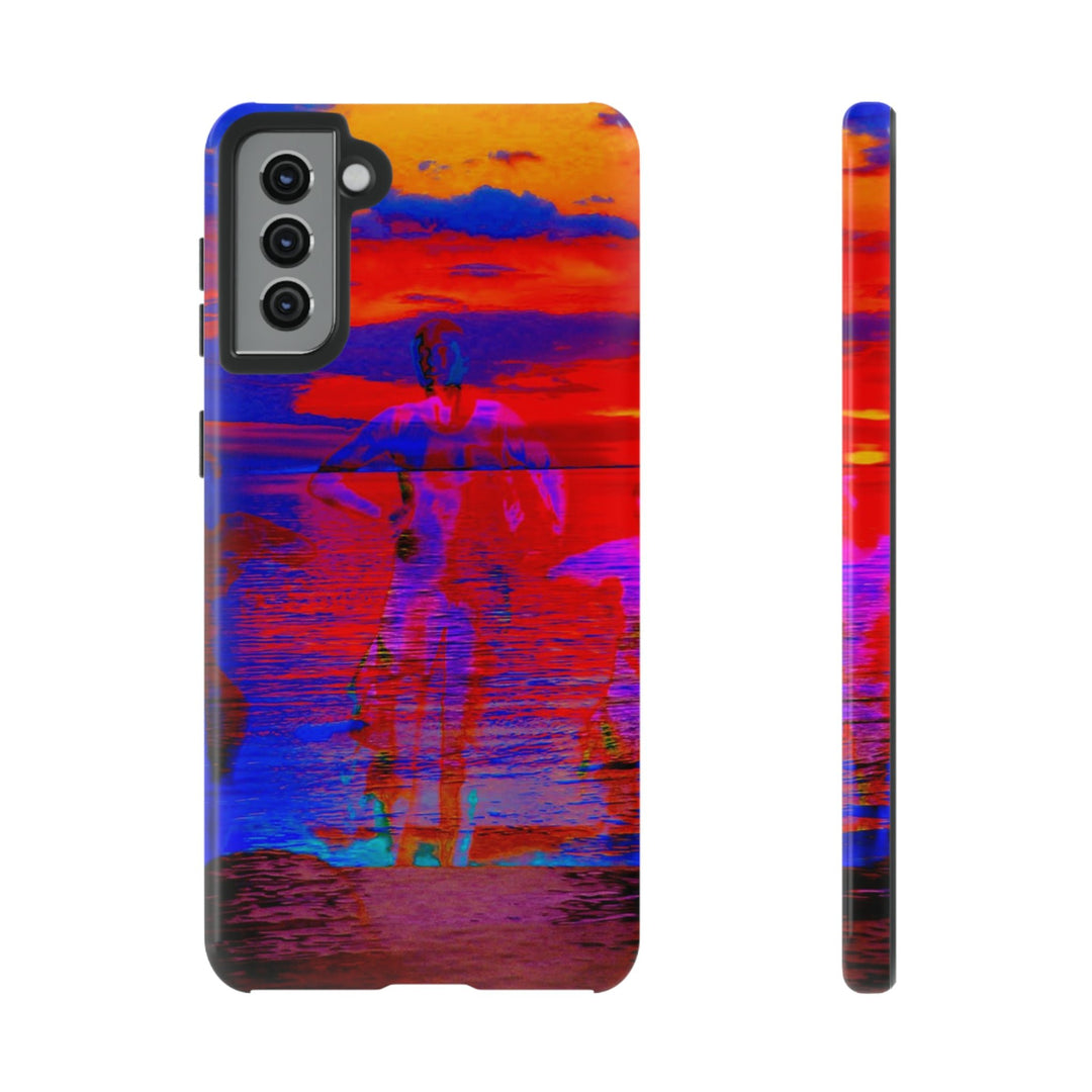 Cute Samsung Phone Case | Aesthetic Samsung Phone Case | Dance Sunset Colorful | Galaxy S23, S22, S21, S20 | Luxury Double Layer | Cool - Studio40ParkLane
