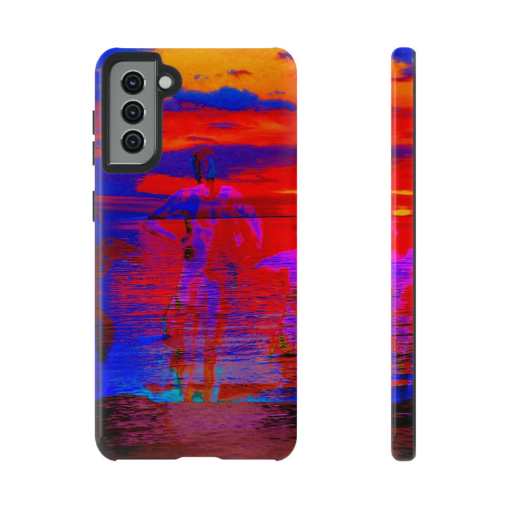 Cute Samsung Phone Case | Aesthetic Samsung Phone Case | Dance Sunset Colorful | Galaxy S23, S22, S21, S20 | Luxury Double Layer | Cool - Studio40ParkLane