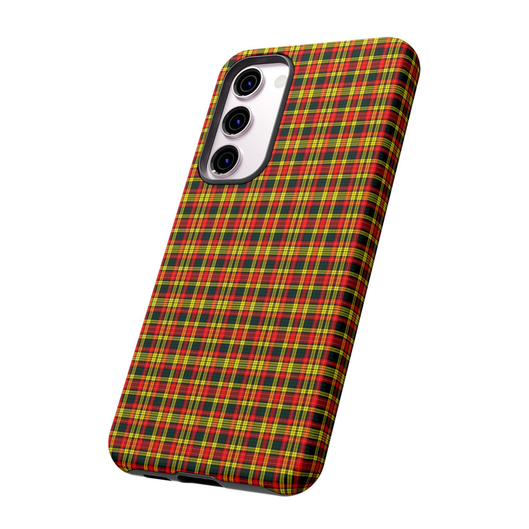 Samsung Galaxy Phone Case | Galaxy S23, S22, S21, S20 | Luxury Case Double Layered | Impact Resistant | Fashionable - Tartan Buchanan - Studio40ParkLane