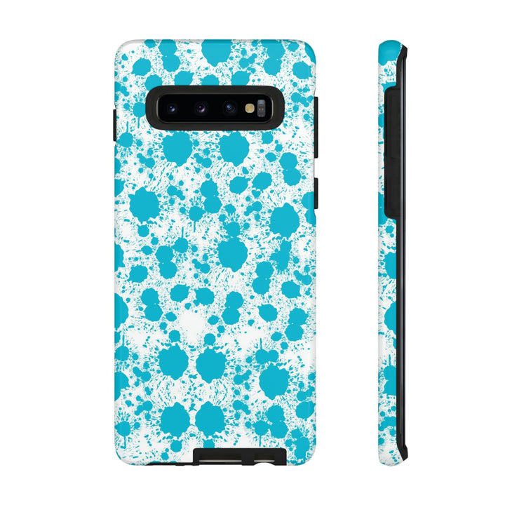 Cute Samsung Phone Case | Aesthetic Samsung Phone Case | Paint Splash Light Blue | Galaxy S23, S22, S21, S20 | Luxury Double Layer | Cool - Studio40ParkLane