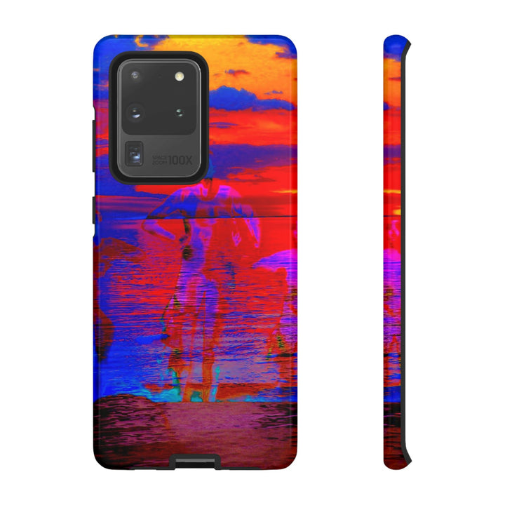 Cute Samsung Phone Case | Aesthetic Samsung Phone Case | Dance Sunset Colorful | Galaxy S23, S22, S21, S20 | Luxury Double Layer | Cool - Studio40ParkLane