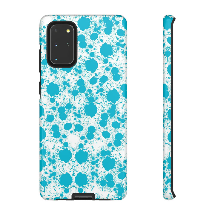 Cute Samsung Phone Case | Aesthetic Samsung Phone Case | Paint Splash Light Blue | Galaxy S23, S22, S21, S20 | Luxury Double Layer | Cool - Studio40ParkLane