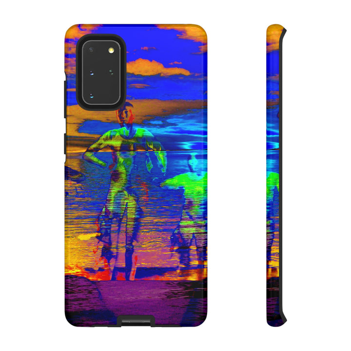 Cute Samsung Phone Case | Aesthetic Samsung Phone Case | Dance Sunset Colorful | Galaxy S23, S22, S21, S20 | Luxury Double Layer | Cool - Studio40ParkLane