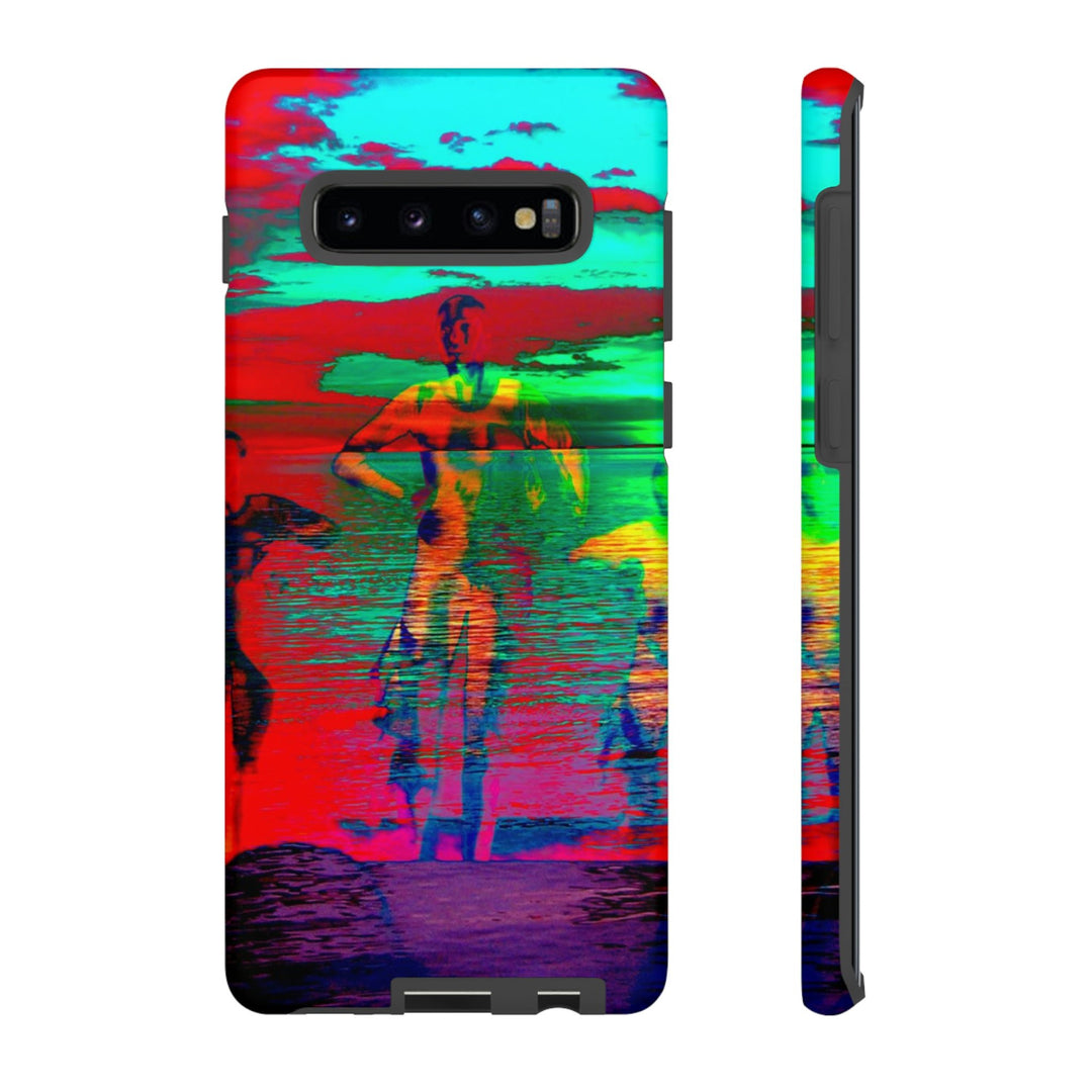 Cute Samsung Phone Case | Aesthetic Samsung Phone Case | Dance Sunset Colorful | Galaxy S23, S22, S21, S20 | Luxury Double Layer | Cool - Studio40ParkLane