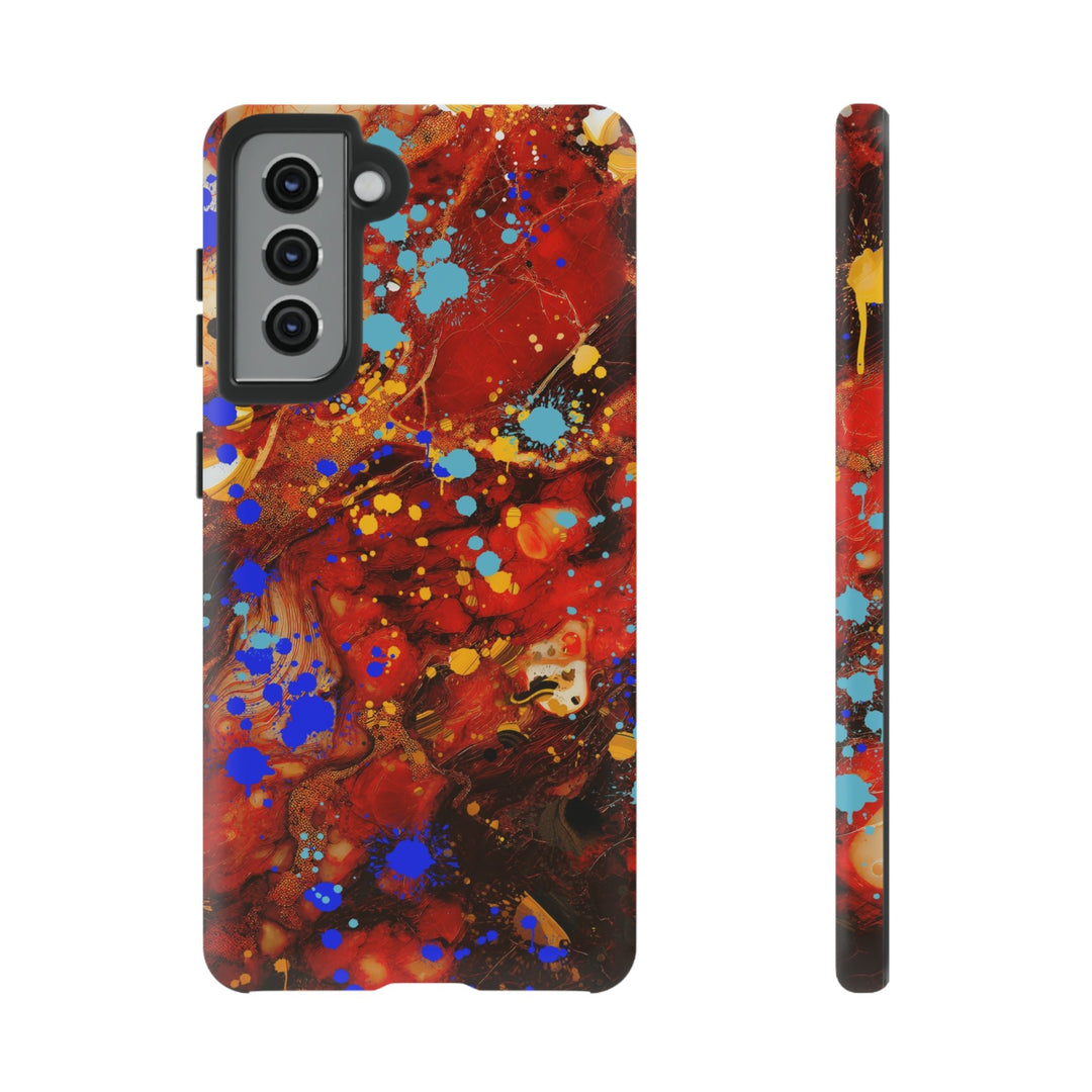 Cool Phone Case | Aesthetic Phone Case | Fall Colors Marble | For Samsung Galaxy S23, S22, S21, S20 | Luxury Double Layer | Cute - Studio40ParkLane