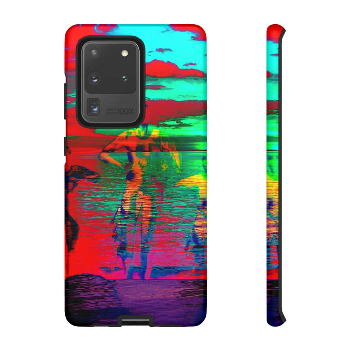 Cute Samsung Phone Case | Aesthetic Samsung Phone Case | Dance Sunset Colorful | Galaxy S23, S22, S21, S20 | Luxury Double Layer | Cool - Studio40ParkLane