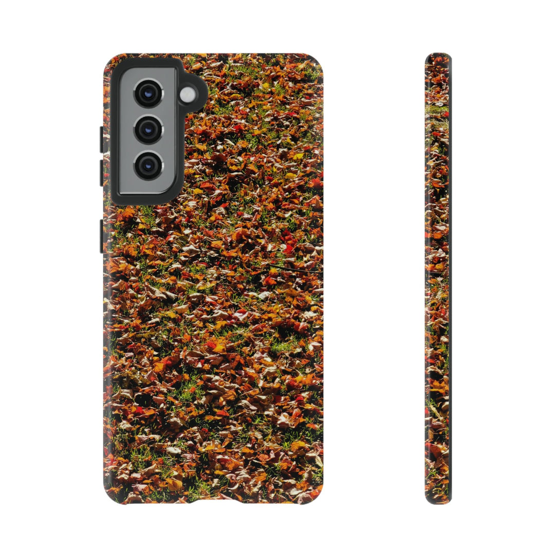 Cool Phone Case | Aesthetic Phone Case | Fall Leaves | For Samsung Galaxy S23, S22, S21, S20 | Luxury Double Layer | Cute - Studio40ParkLane