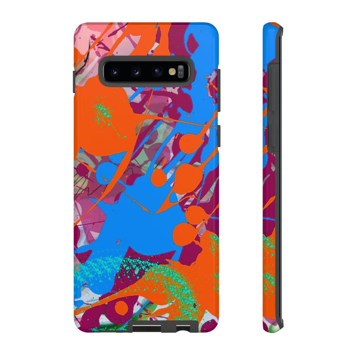 Samsung Galaxy Phone Case | Galaxy S23, S22, S21, S20 | Luxury Case Double Layered | Impact Resistant | Fashionable - Paint Spill 1 - Studio40ParkLane