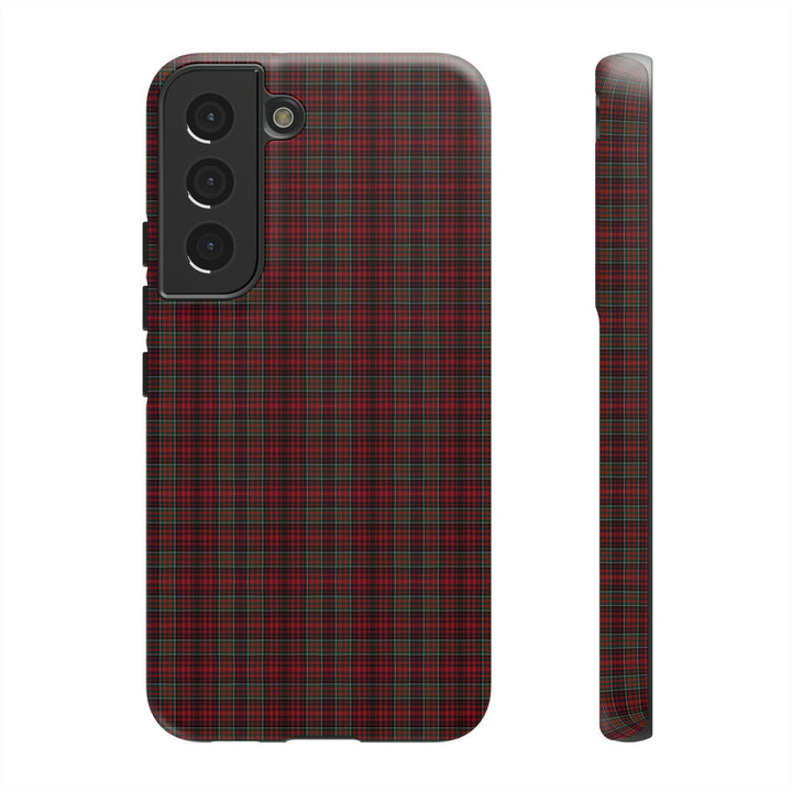 Samsung Galaxy Phone Case | Tough Case double layered | Impact resistant | Galaxy S23, S22, S21, S20 - Matte/Glossy Rose Tartan McDonald - Studio40ParkLane