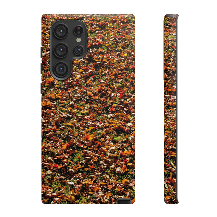 Cool Phone Case | Aesthetic Phone Case | Fall Leaves | For Samsung Galaxy S23, S22, S21, S20 | Luxury Double Layer | Cute - Studio40ParkLane