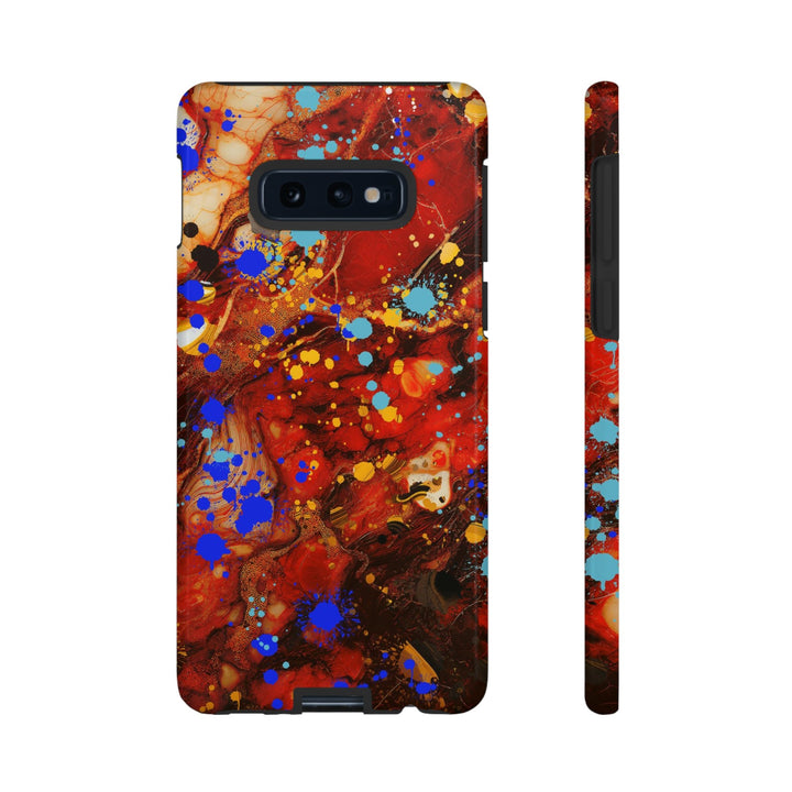 Cool Phone Case | Aesthetic Phone Case | Fall Colors Marble | For Samsung Galaxy S23, S22, S21, S20 | Luxury Double Layer | Cute - Studio40ParkLane