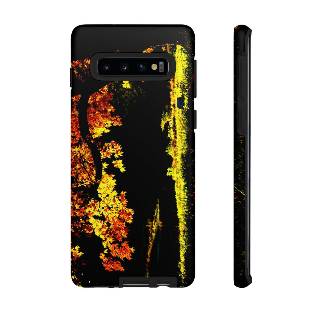 Cute Samsung Phone Case | Aesthetic Samsung Phone Case | Fall Leaves North Bridge | Galaxy S23, S22, S21, S20 | Luxury Double Layer | Cool - Studio40ParkLane