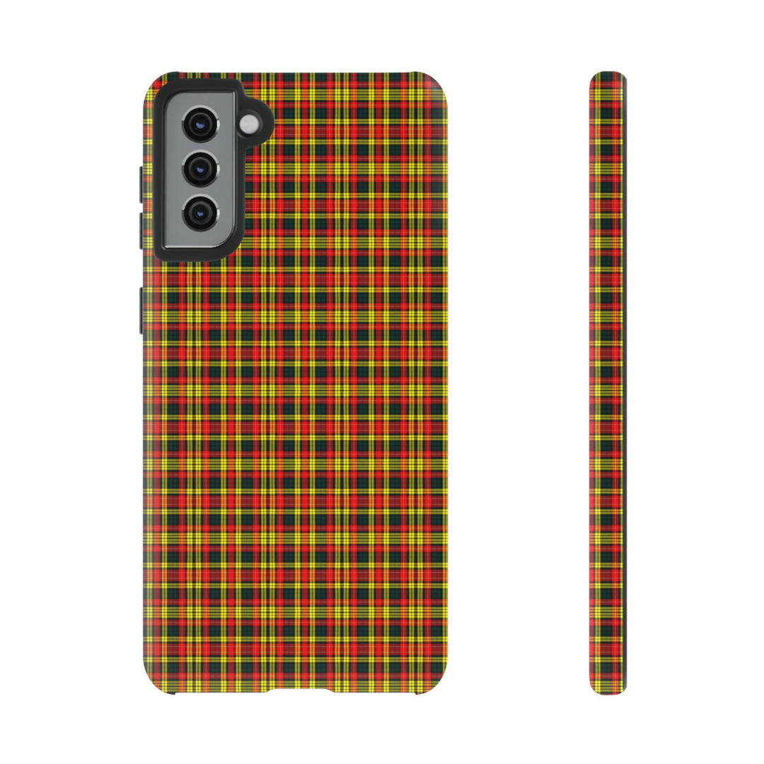 Samsung Galaxy Phone Case | Galaxy S23, S22, S21, S20 | Luxury Case Double Layered | Impact Resistant | Fashionable - Tartan Buchanan - Studio40ParkLane