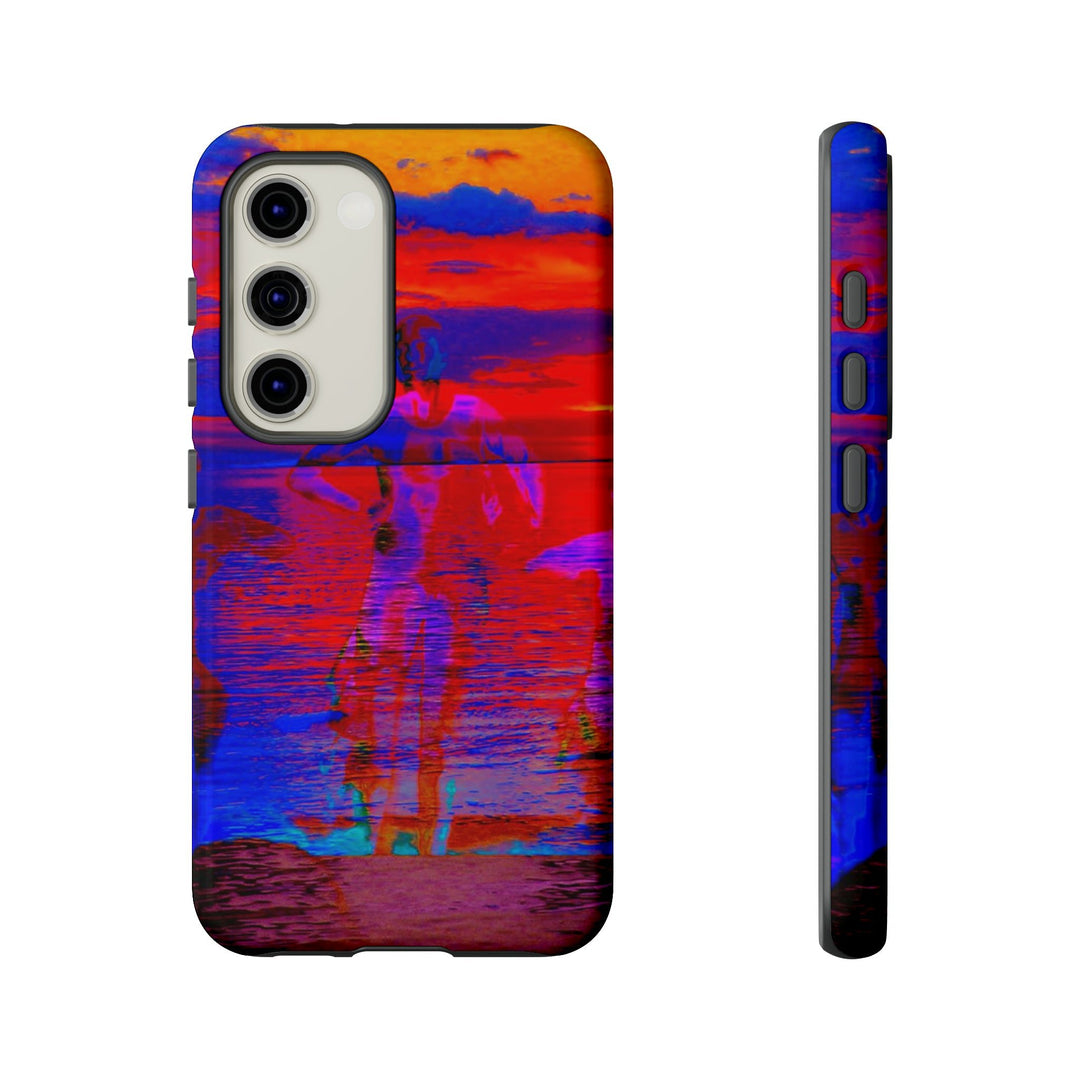 Cute Samsung Phone Case | Aesthetic Samsung Phone Case | Dance Sunset Colorful | Galaxy S23, S22, S21, S20 | Luxury Double Layer | Cool - Studio40ParkLane