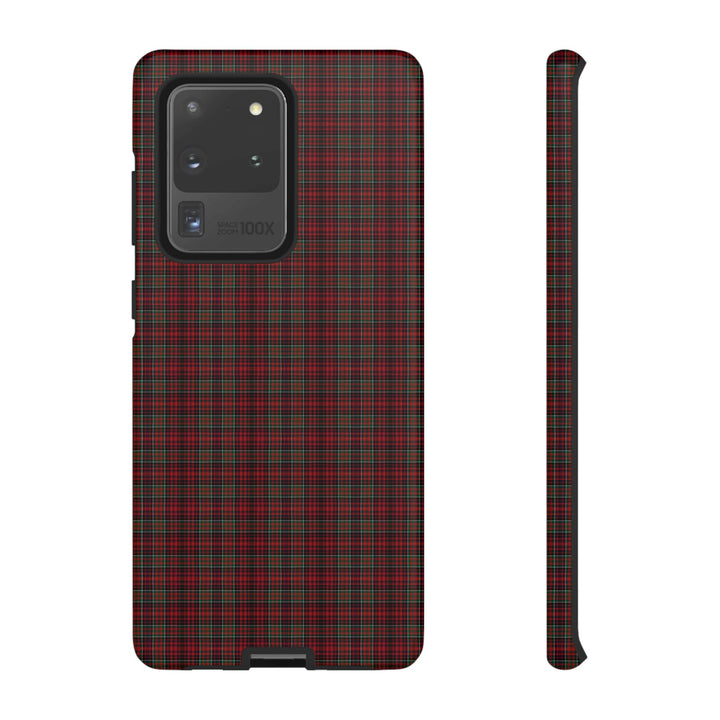 Samsung Galaxy Phone Case | Tough Case double layered | Impact resistant | Galaxy S23, S22, S21, S20 - Matte/Glossy Rose Tartan McDonald - Studio40ParkLane