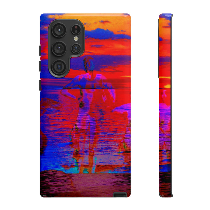 Cute Samsung Phone Case | Aesthetic Samsung Phone Case | Dance Sunset Colorful | Galaxy S23, S22, S21, S20 | Luxury Double Layer | Cool - Studio40ParkLane