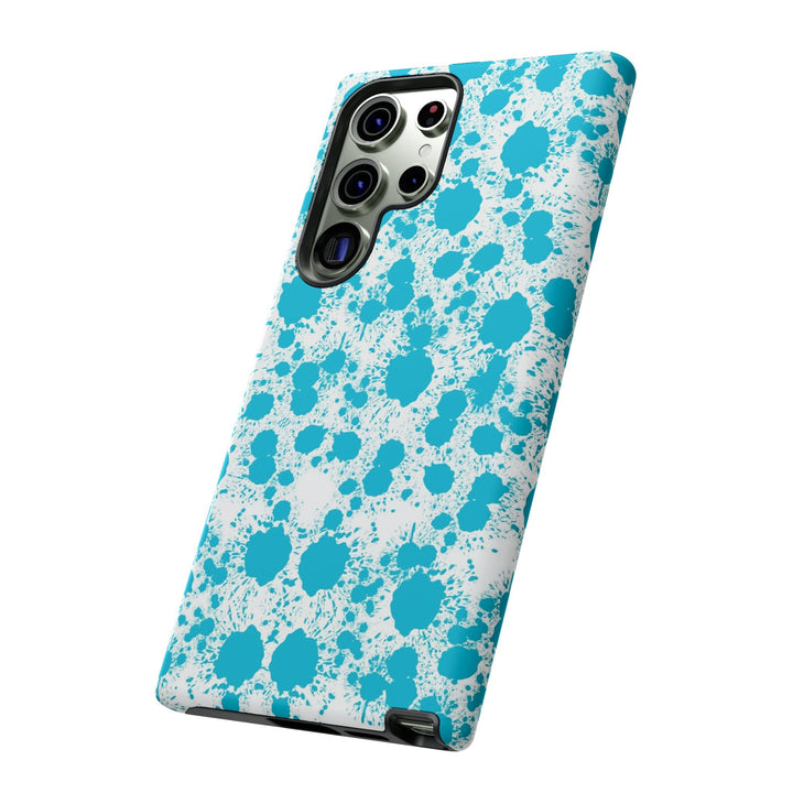 Cute Samsung Phone Case | Aesthetic Samsung Phone Case | Paint Splash Light Blue | Galaxy S23, S22, S21, S20 | Luxury Double Layer | Cool - Studio40ParkLane