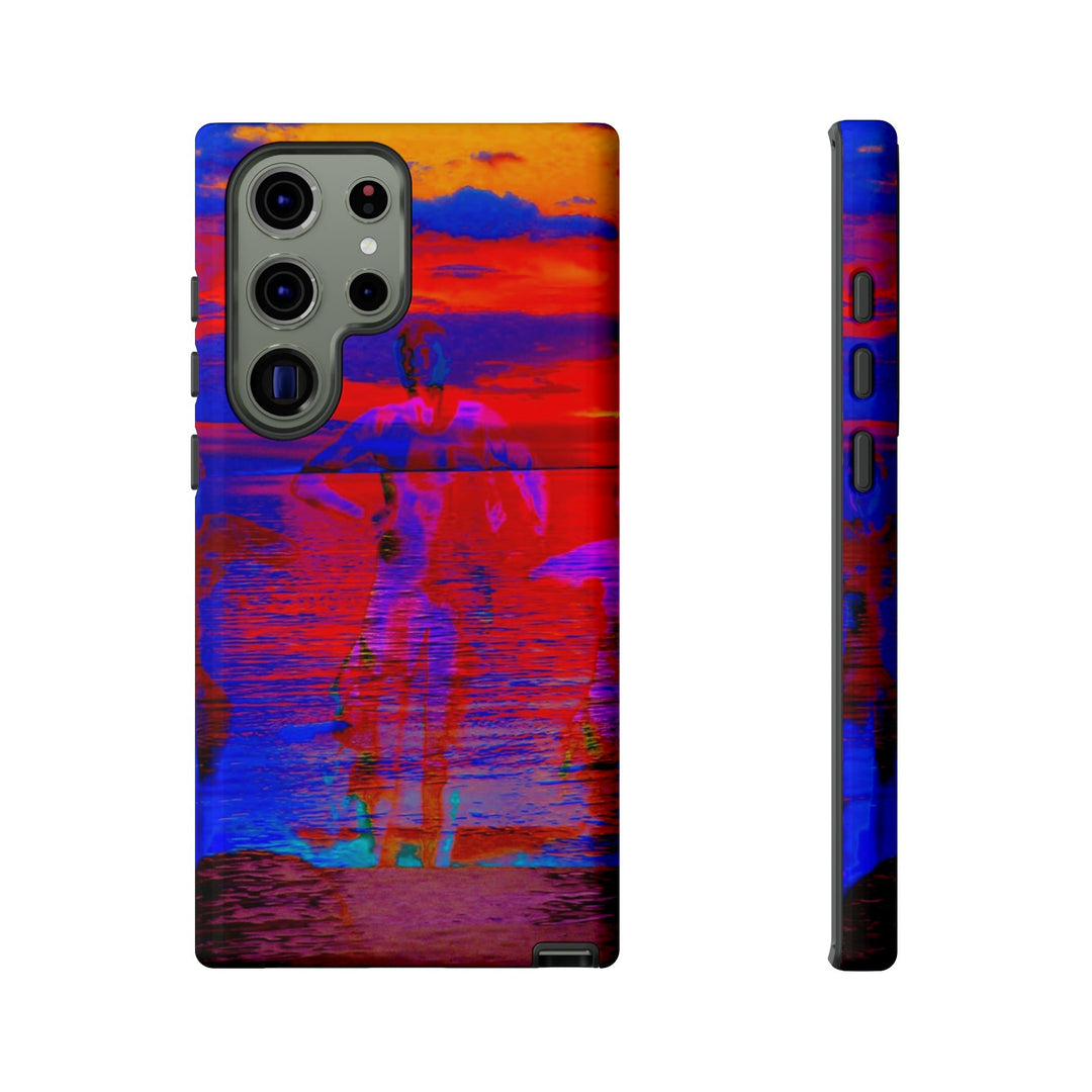Cute Samsung Phone Case | Aesthetic Samsung Phone Case | Dance Sunset Colorful | Galaxy S23, S22, S21, S20 | Luxury Double Layer | Cool - Studio40ParkLane