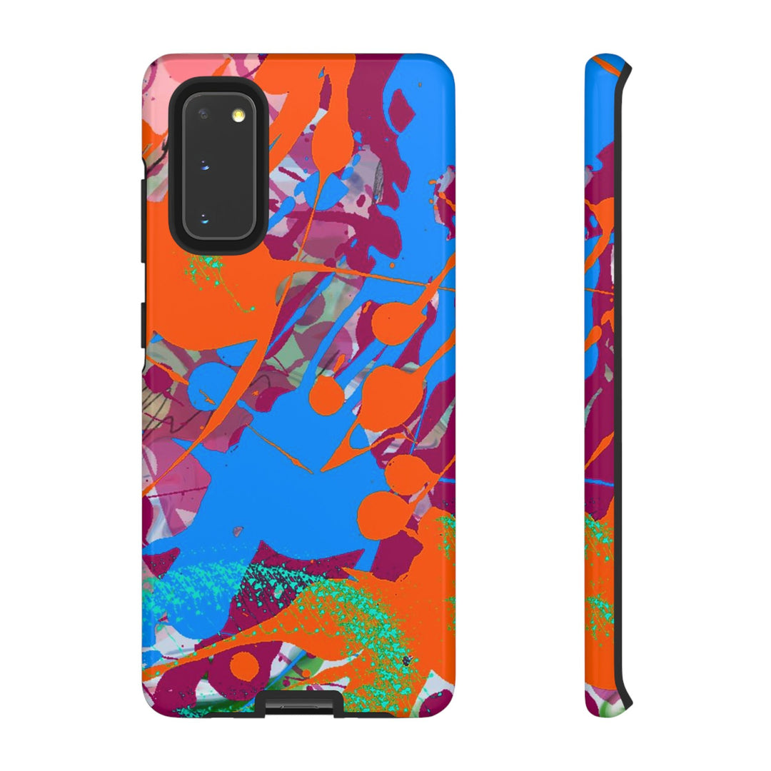 Samsung Galaxy Phone Case | Galaxy S23, S22, S21, S20 | Luxury Case Double Layered | Impact Resistant | Fashionable - Paint Spill 1 - Studio40ParkLane