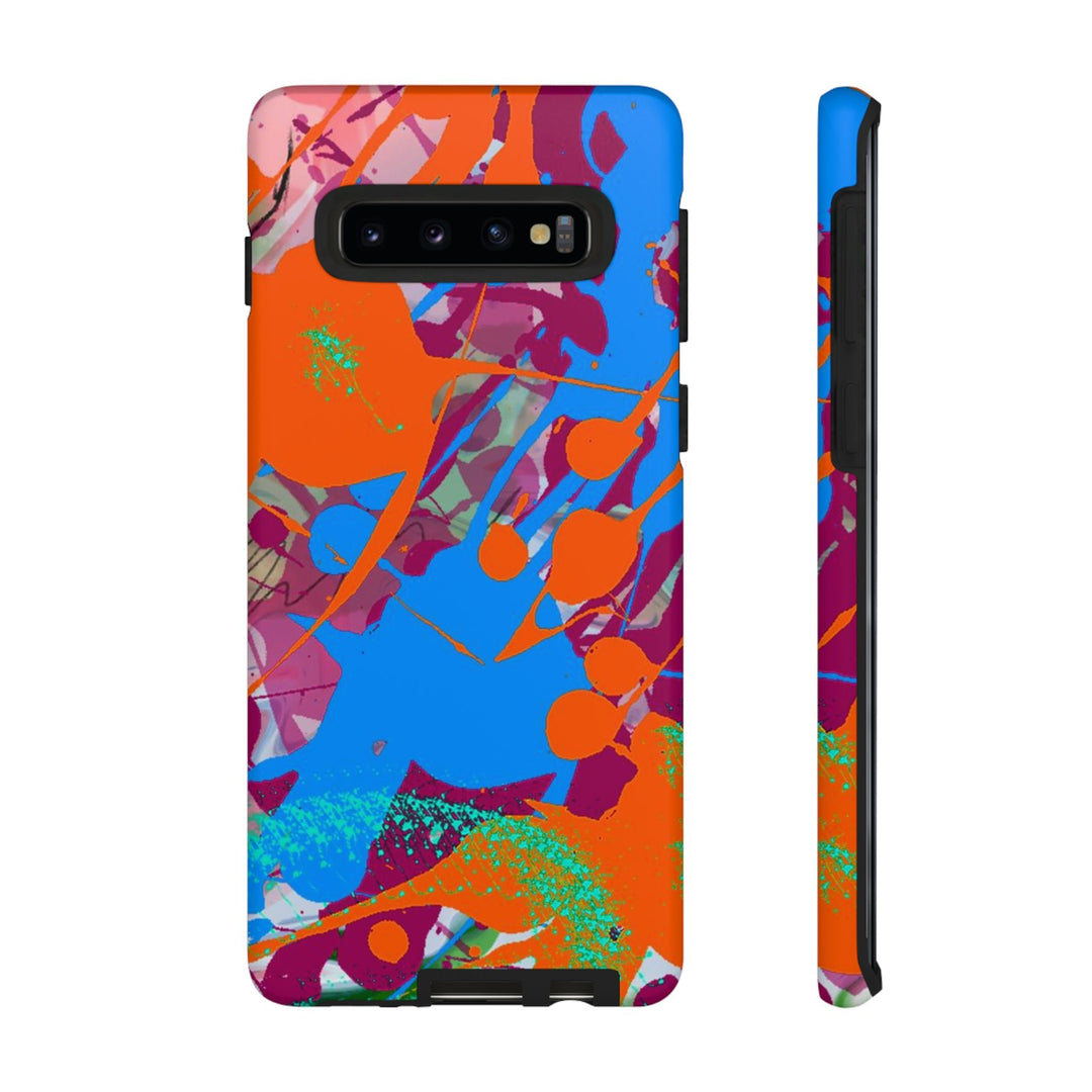 Samsung Galaxy Phone Case | Galaxy S23, S22, S21, S20 | Luxury Case Double Layered | Impact Resistant | Fashionable - Paint Spill 1 - Studio40ParkLane
