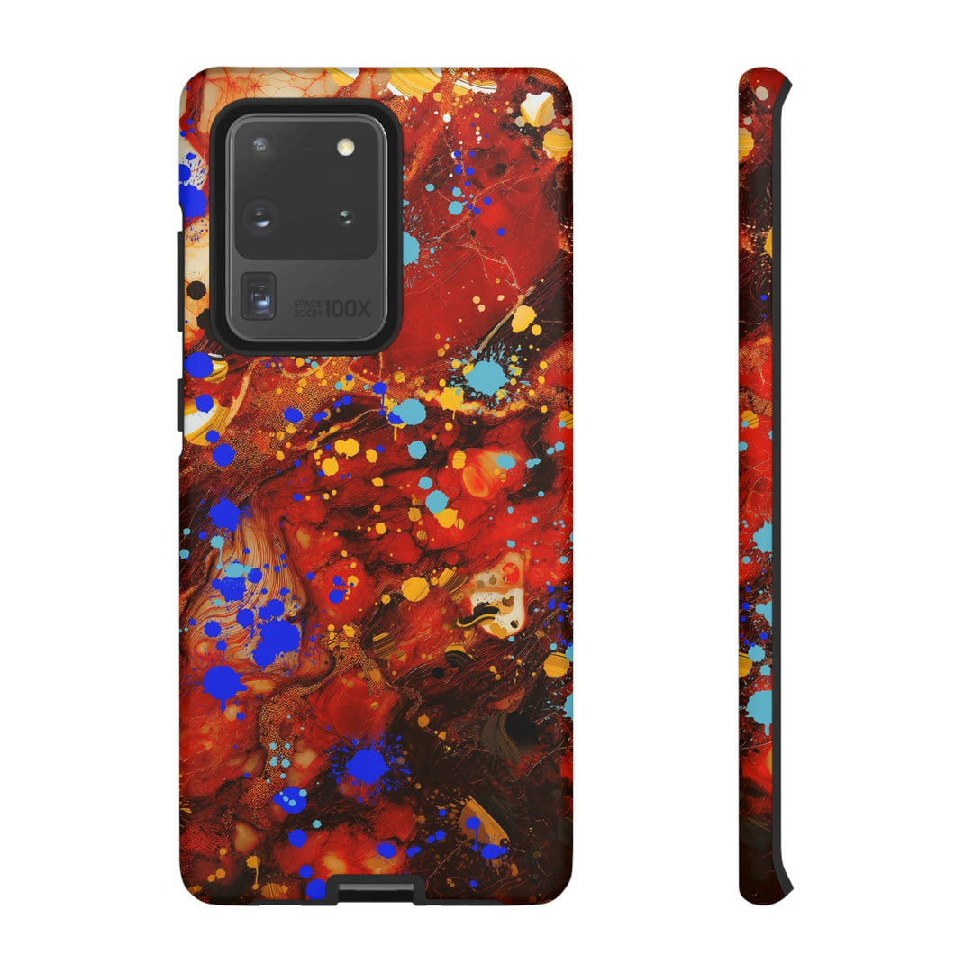 Cool Phone Case | Aesthetic Phone Case | Fall Colors Marble | For Samsung Galaxy S23, S22, S21, S20 | Luxury Double Layer | Cute - Studio40ParkLane