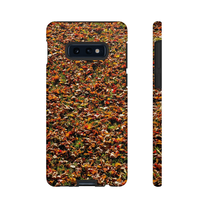 Cool Phone Case | Aesthetic Phone Case | Fall Leaves | For Samsung Galaxy S23, S22, S21, S20 | Luxury Double Layer | Cute - Studio40ParkLane