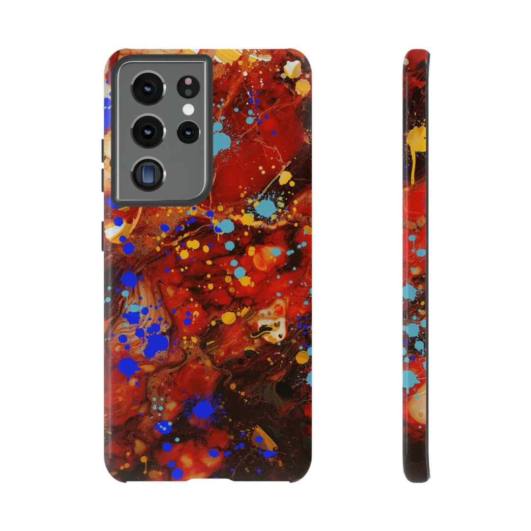 Cool Phone Case | Aesthetic Phone Case | Fall Colors Marble | For Samsung Galaxy S23, S22, S21, S20 | Luxury Double Layer | Cute - Studio40ParkLane