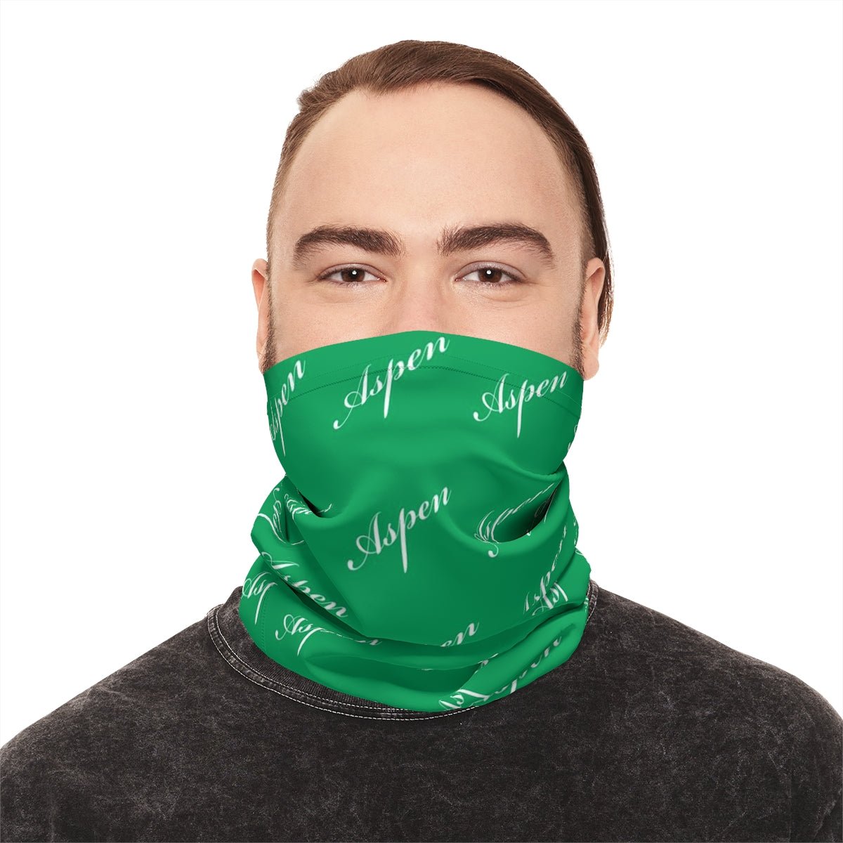 Fashionable Neck Gaiter For Women Girls Men - Multi-Purpose UPF 50+ UV+ Full Face Mask Buff Balaclava Green Aspen - Studio40ParkLane