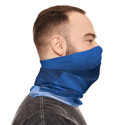 Fashionable Neck Gaiter For Women Girls Men - Multi-Purpose UPF 50+ UV+ Full Face Mask Buff Balaclava Blue Mtn - Studio40ParkLane