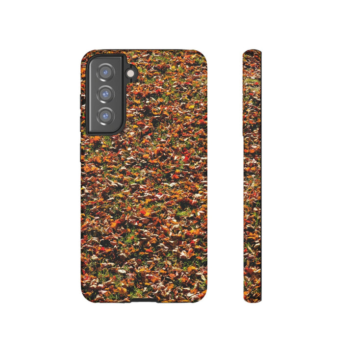 Cool Phone Case | Aesthetic Phone Case | Fall Leaves | For Samsung Galaxy S23, S22, S21, S20 | Luxury Double Layer | Cute - Studio40ParkLane
