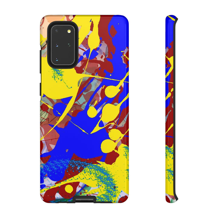 Samsung Galaxy Phone Case | Galaxy S23, S22, S21, S20 | Luxury Case Double Layered | Impact Resistant | Fashionable - Paint Spill 2 - Studio40ParkLane
