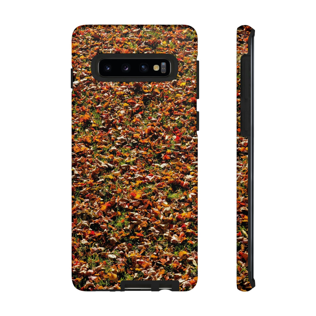 Cool Phone Case | Aesthetic Phone Case | Fall Leaves | For Samsung Galaxy S23, S22, S21, S20 | Luxury Double Layer | Cute - Studio40ParkLane