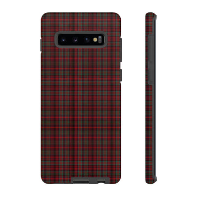 Samsung Galaxy Phone Case | Tough Case double layered | Impact resistant | Galaxy S23, S22, S21, S20 - Matte/Glossy Rose Tartan McDonald - Studio40ParkLane