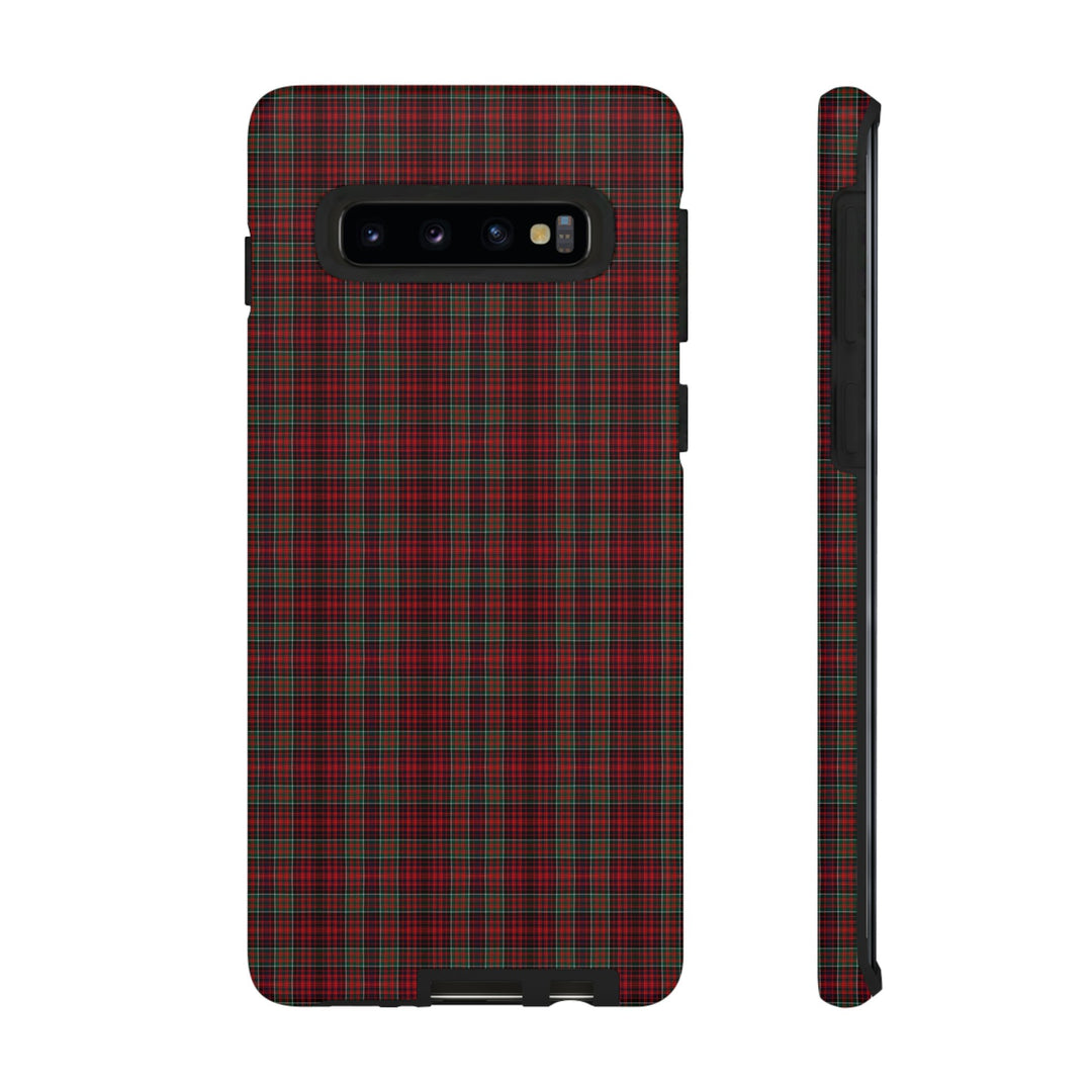 Samsung Galaxy Phone Case | Tough Case double layered | Impact resistant | Galaxy S23, S22, S21, S20 - Matte/Glossy Rose Tartan McDonald - Studio40ParkLane