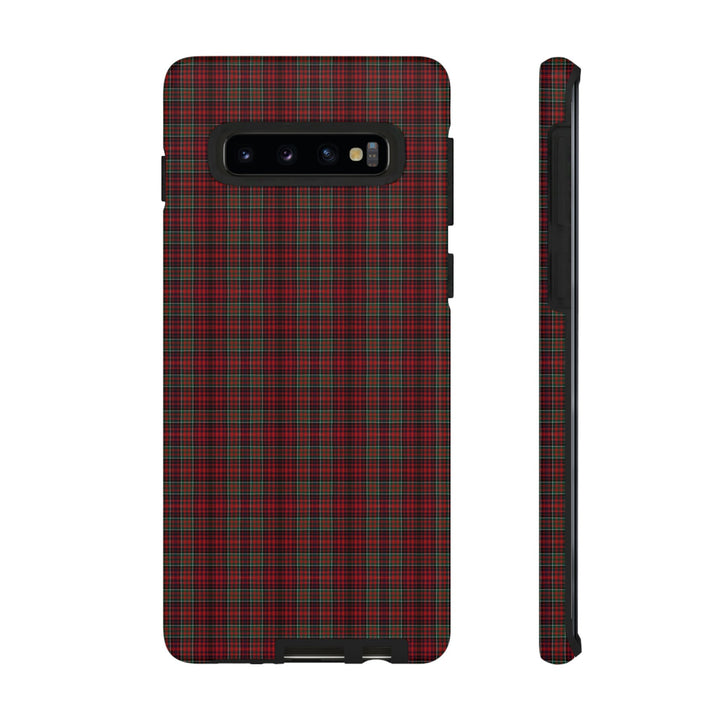 Samsung Galaxy Phone Case | Tough Case double layered | Impact resistant | Galaxy S23, S22, S21, S20 - Matte/Glossy Rose Tartan McDonald - Studio40ParkLane