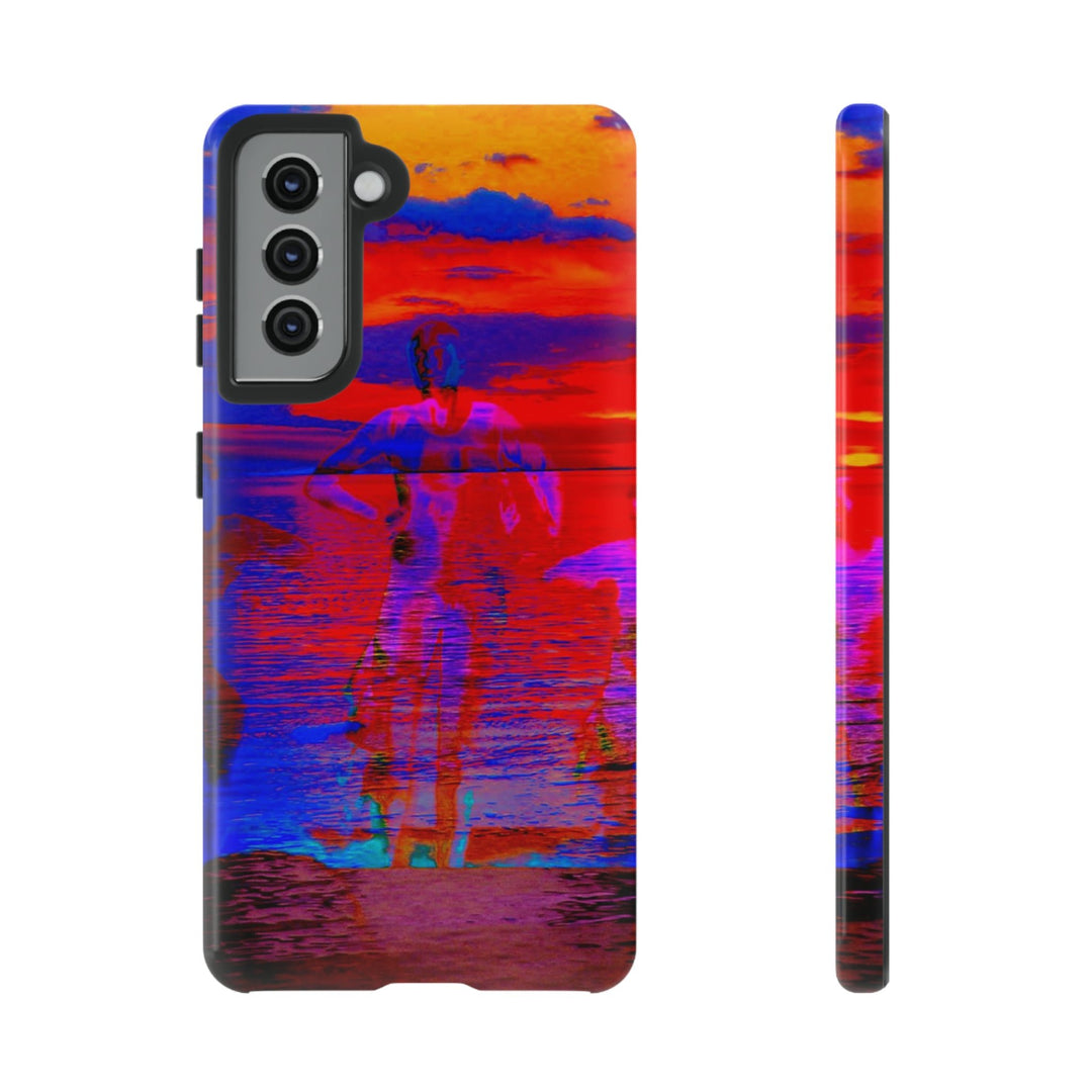 Cute Samsung Phone Case | Aesthetic Samsung Phone Case | Dance Sunset Colorful | Galaxy S23, S22, S21, S20 | Luxury Double Layer | Cool - Studio40ParkLane