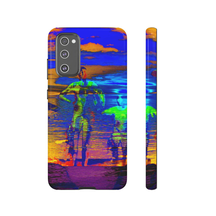 Cute Samsung Phone Case | Aesthetic Samsung Phone Case | Dance Sunset Colorful | Galaxy S23, S22, S21, S20 | Luxury Double Layer | Cool - Studio40ParkLane